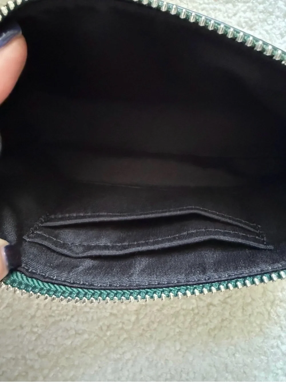 Coach NOLITA 19 WITH SIGNATURE RIVETS Emerald Green EUC - Picture 4 of 8